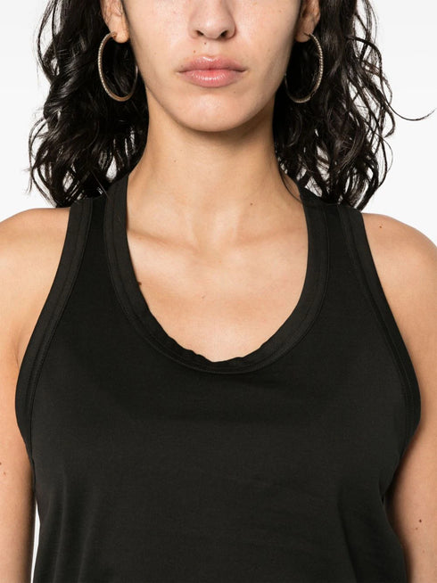 camiseta sin mangas con paneles en contraste